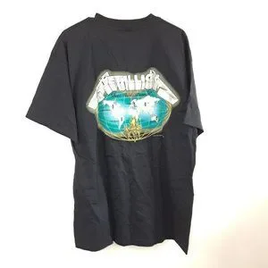 METALLICA BEEN THERE DONE IT ツアーT ネイビー M
